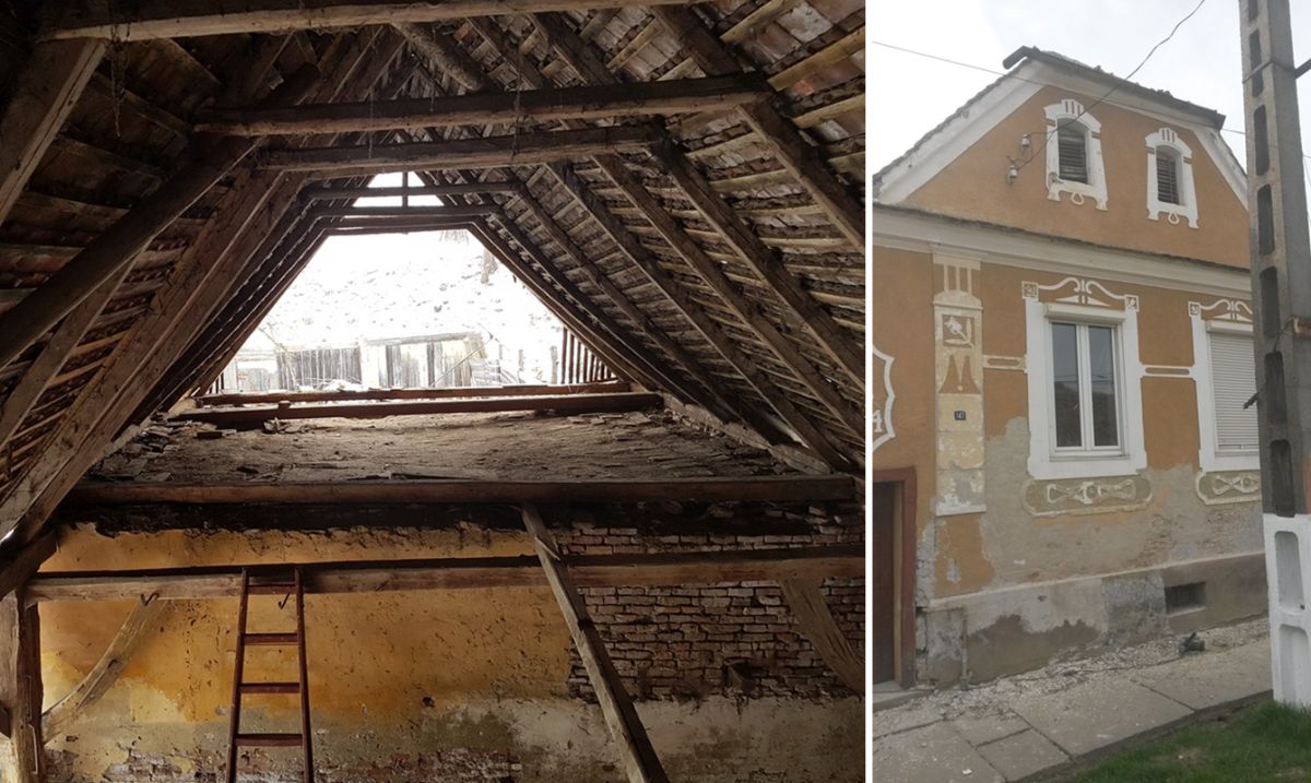 Cum a fost restaurată o casă săsească din Richiș folosind materiale naturale și voluntari internaționali 6 Casă săsească degradată