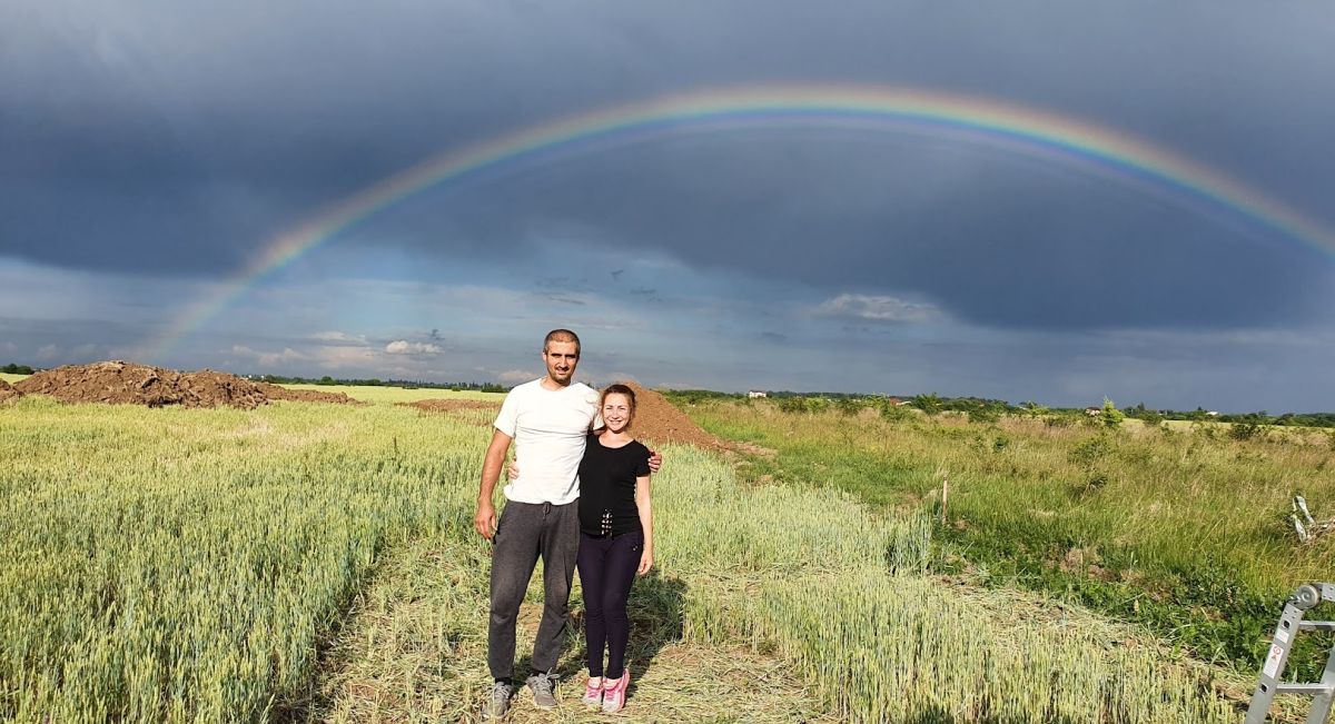 Terenul din Corbeanca înainte de amenajarea grădinii