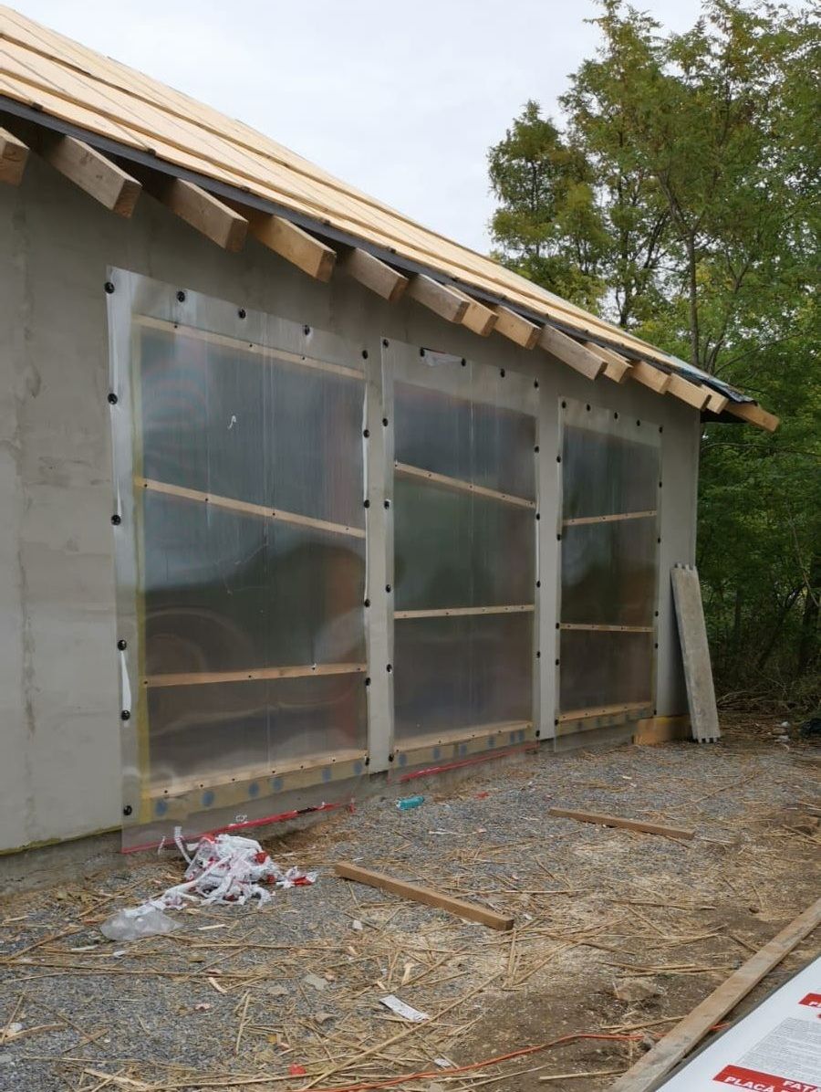 Exteriorul casei - Înainte