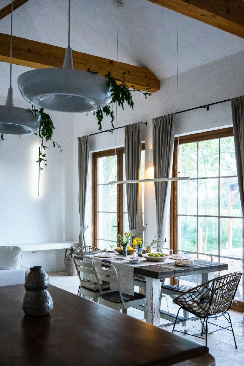 Interior deschis casă de vacanță Jurilovca