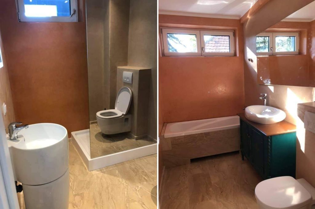 Tadelakt: un finisaj tradițional pentru spații contemporane 8 Băi moderne cu tadelakt