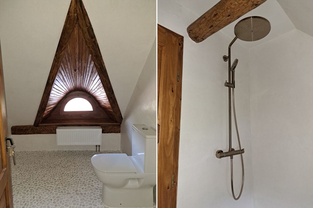 Tadelakt: un finisaj tradițional pentru spații contemporane 12 Lemn și tadelakt în baie